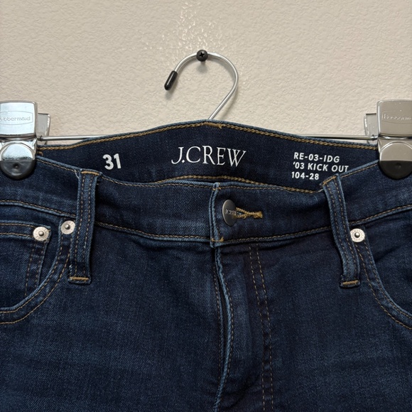 J. Crew Mid Rise Kickout Jean - Dark wash, 31 - Picture 4 of 7